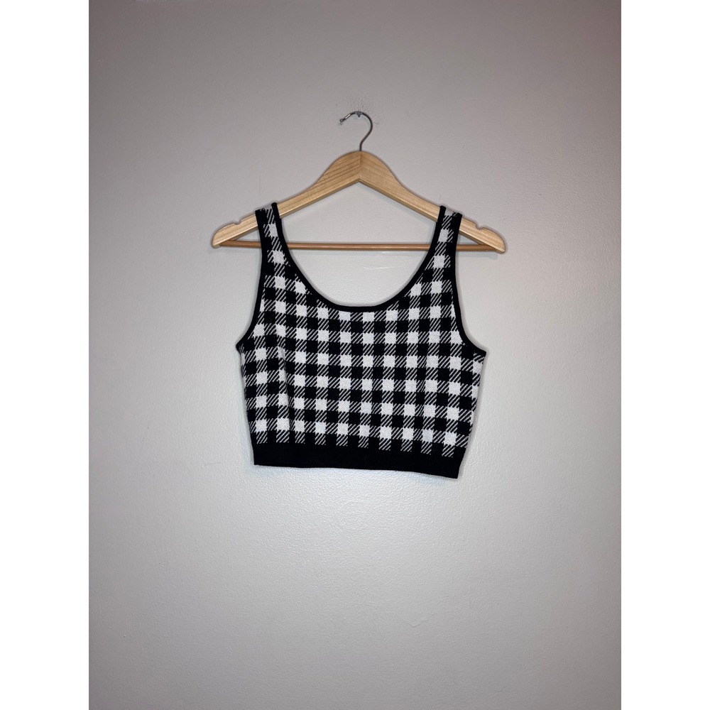 Future Collective Gabriella Karefa-Johnson Gingham Knit Tank and Shorts Set S/XS